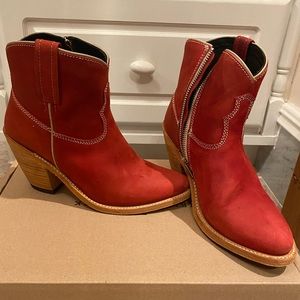Liberty Black Red Boots 8.5